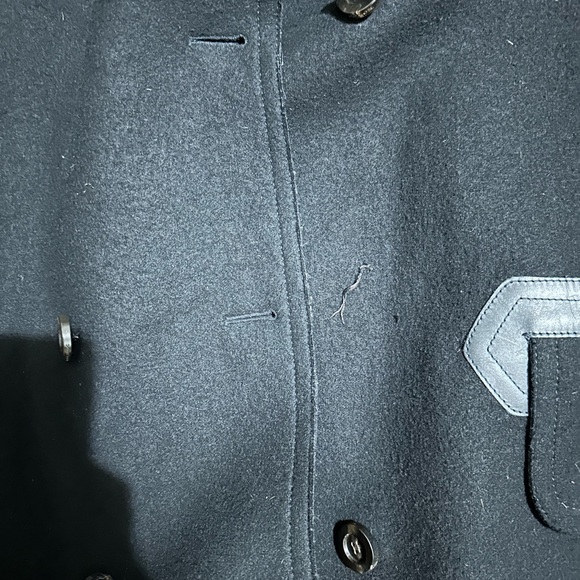 Coach Black Wool Blend Oversized Coat - Picture 3 of 5